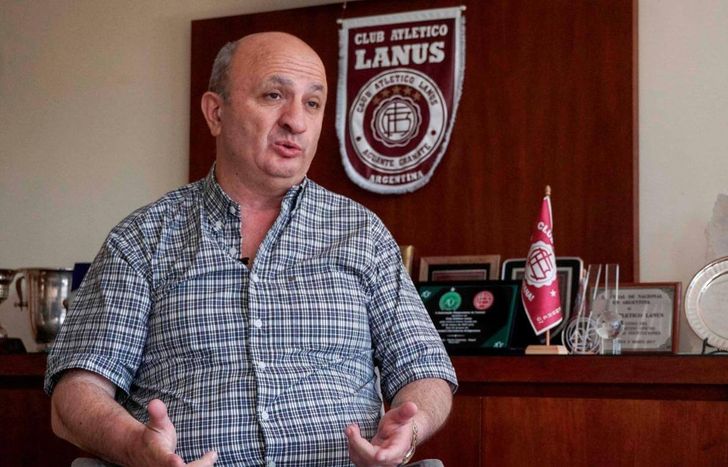 Nicolás Russo se ilusiona con conseguir un nuevo título con Lanús como presidente.