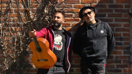 Leandro Tornello y Gustavo Albanece,  creadores de la obra.