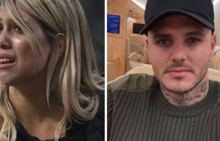 Wanda Nara y Mauro Icardi.