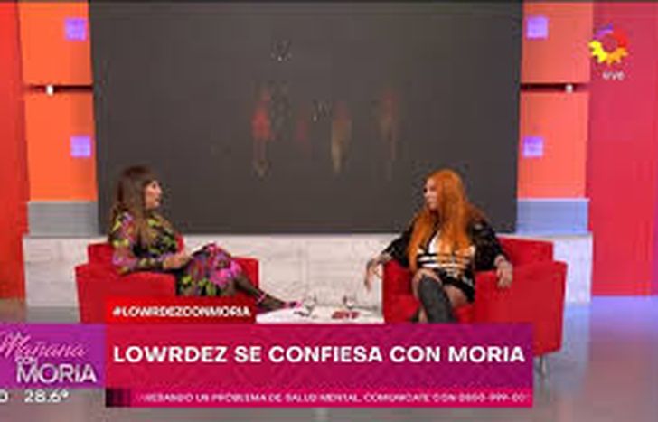 Moria Casan realizó una entrevista muy íntima y sincera a Lowrdez de Bandana.