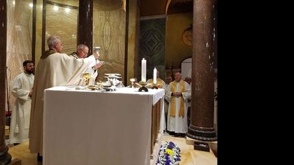 El Obispo de Lomas, monseñor Jorge Lugones, participó de la ceremonia. El Obispo de Lomas, monseñor Jorge Lugones, participó de la ceremonia.