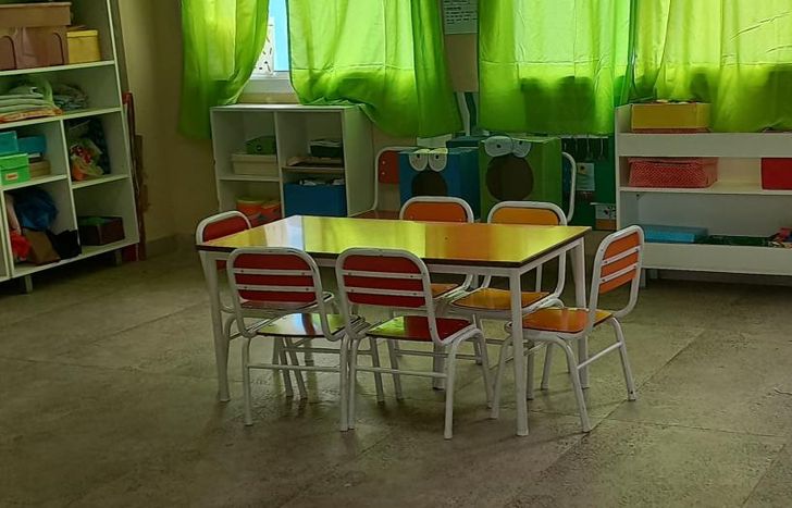 Todo listo para recibir a los nuevo alumnos.