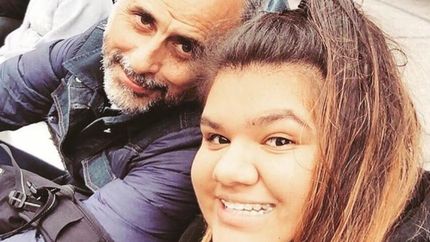 Jorge Rial y su hija Morena.
