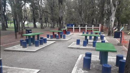 El Parque de Albertina sigue transformándose con obras.