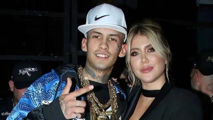 L-Gante y Wanda Nara.