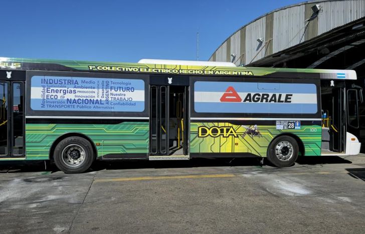 El colectivo tiene una autonomía de 250 kilómetros.