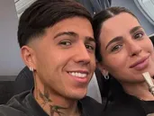 Enzo Fernández y Valentina Cervantes. Enzo Fernández y Valentina Cervantes.