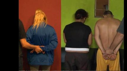 fueron atrapados en la localidad de Calzada.