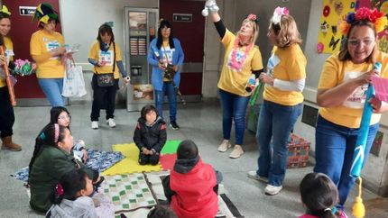 Ellas llevan alegría a cada sector del Gandulfo.