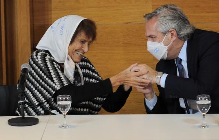 Alberto Fernández, en el Día de la Memoria.