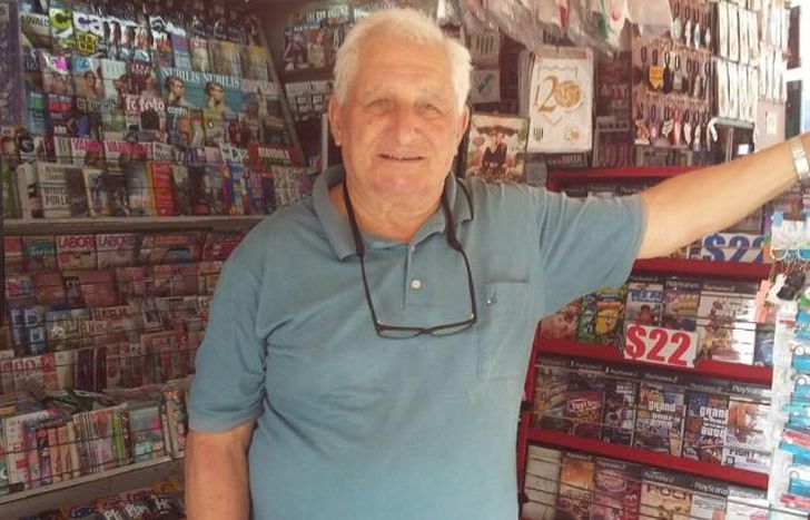 Rubén tenía su puesto en Laprida y Acevedo, llamado Los M.A.R.