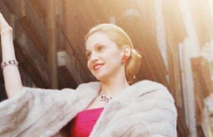 Madonna en la piel de Evita.