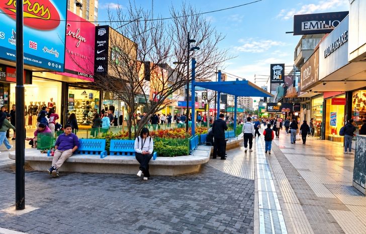 La peatonal tiene nuevos asientos, canteros y&nbsp; pérgolas.