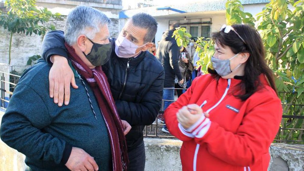 Visitó la Asociación Madres Luchando.