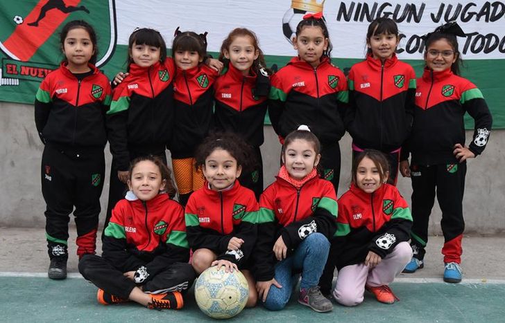 Las más chiquitas son el futuro del club.