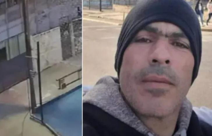 El asesinato de Mauro Dos Santos quedó filmado.