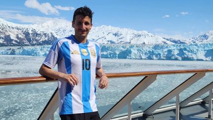 Pablo Fernández Fuks, a bordo.