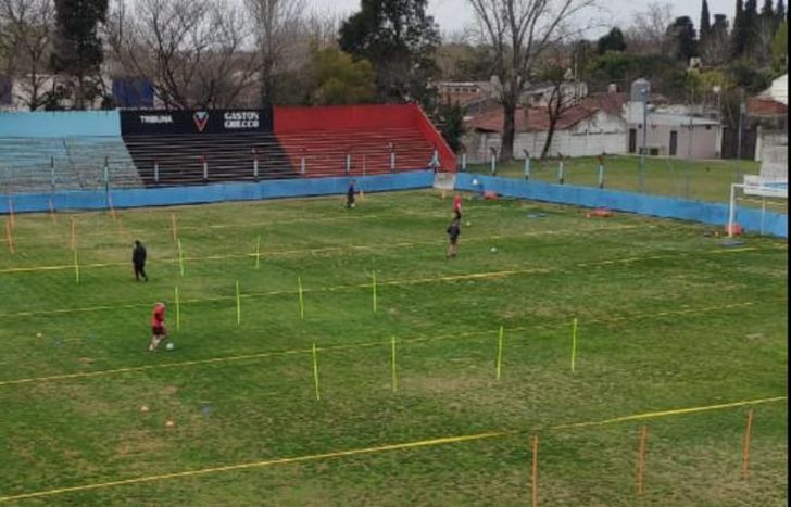 El grupo entrenó en el Arandilla y el campo auxiliar.