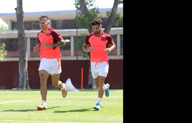 Los entrenamientos continuarán hasta el lunes, siempre en el predio de Cabrero y Guidi