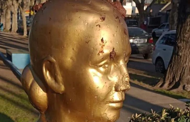 Ocurrió en la plaza ubicada frente a la estación de Llavallol.