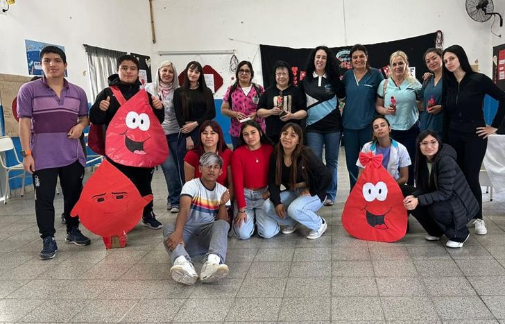 Organizaron una colecta de sangre y valoran su compromiso con la salud y con la sociedad.
