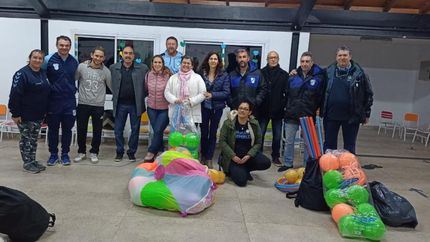 En la entrega de lo recaudado. En la entrega de lo recaudado.