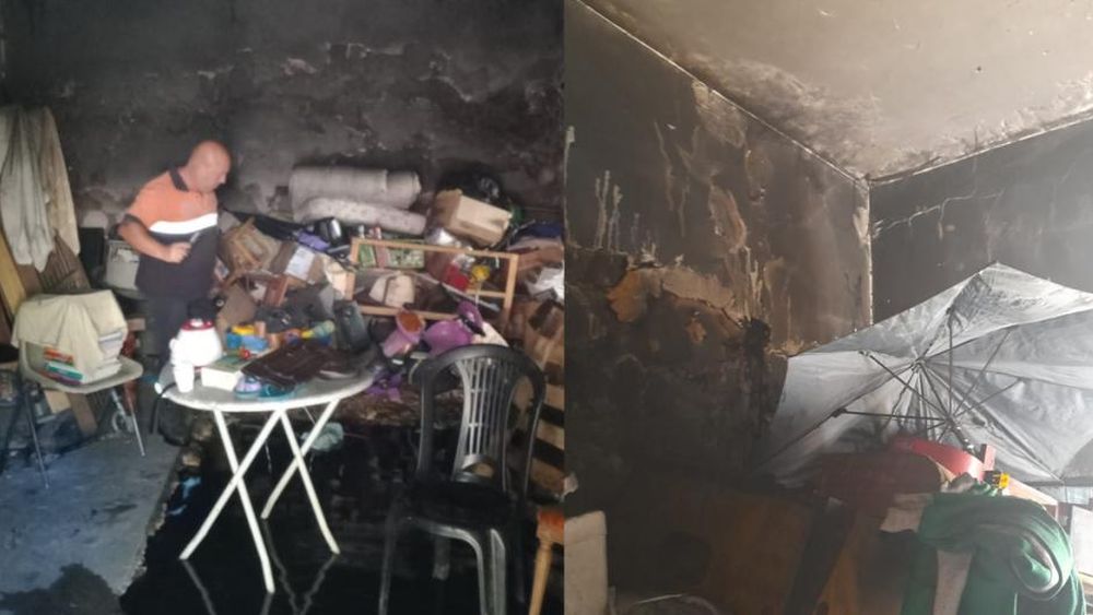 La casa quedó completamente destruida.