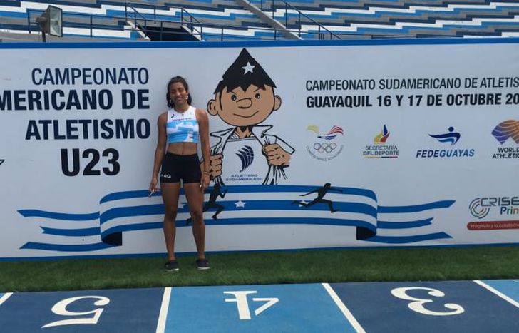 Violeta Aranda, la representante lomense en el certamen.