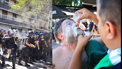 Las imágenes de esta tarde.