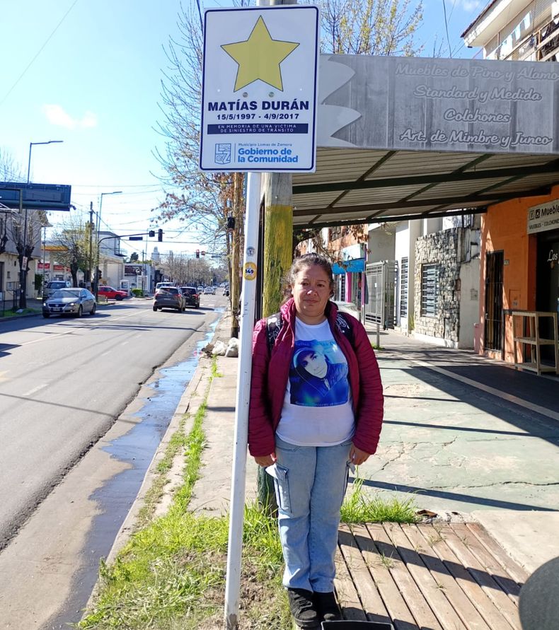Lorena Rivero, la madre de la víctima.