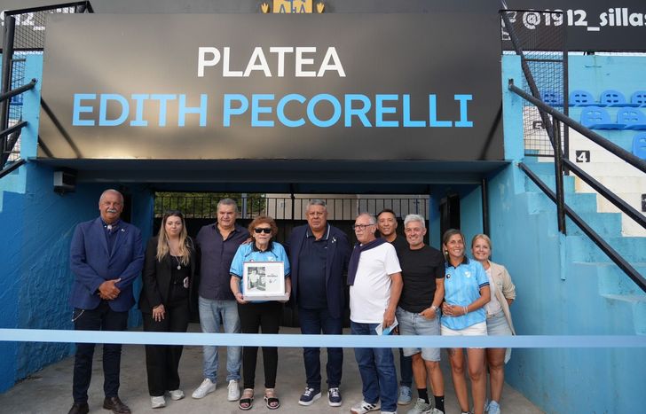 Temperley inauguró la nueva platea Edith Pecorelli.