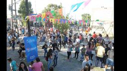 los alumnos se lucen en los festejos todos los años.