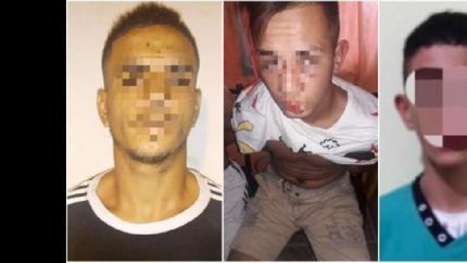 se trata de tres jóvenes que fueron detenidos por el crimen en Casanova.