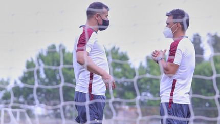 Almirón y Velázquez, listos para arrancar en Pilar. Almirón y Velázquez, listos para arrancar en Pilar.