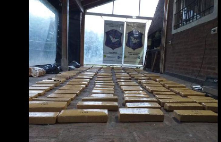 Un total de 163 kilos fueron secuestrados.