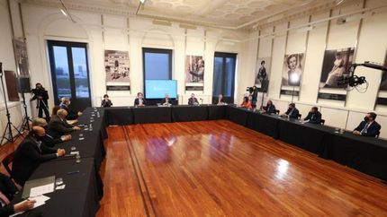 Anuncio en Casa de Gobierno.