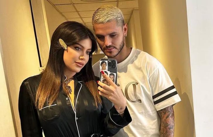 Wanda Nara y Mauro Icardi.