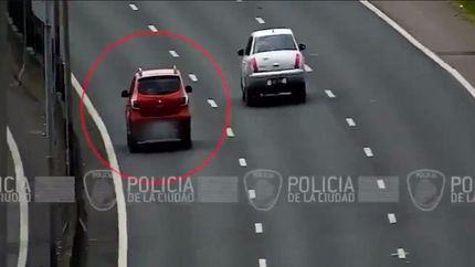 Las imágenes las difundió la Policía de la Ciudad.