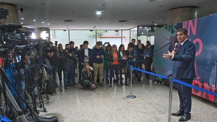 Capitanich habló con la prensa.