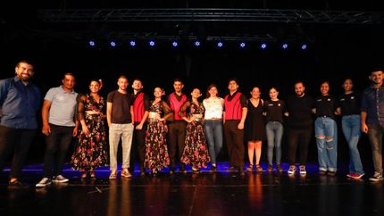 Los elencos estuvieron en el Teatro del Municipio.