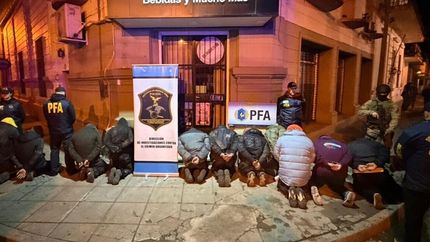 Hubo 12 detenidos. Hubo 12 detenidos.