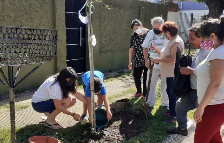 Los vecinos, comprometidos con el Día de la Memoria.