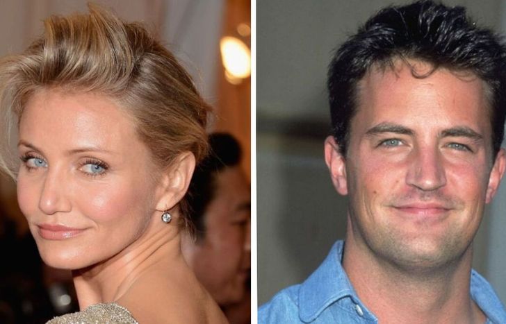 Cameron Díaz y Matthew Perry, el romance que no fue.&nbsp;