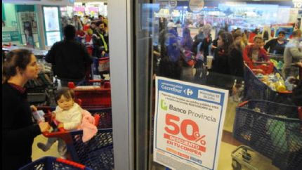 arranco la promocion de 50% de descuento con tarjetas del banco provincia