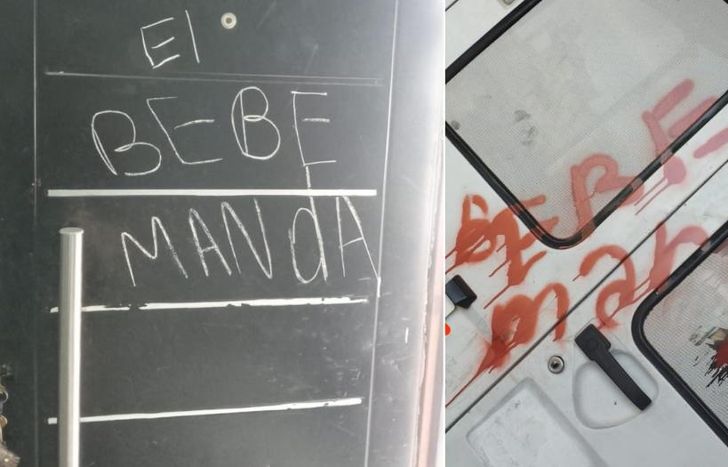 Los mensajes que recibió la familia del joven asesinado.