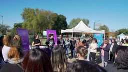 Jornada en el marco del Ni Una Menos en el Parque Finky.