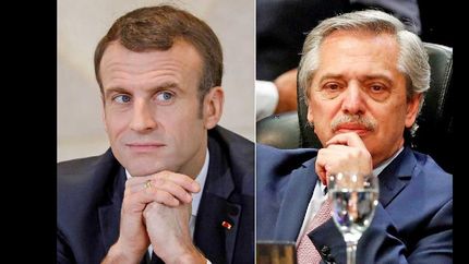 fernandez y macron hablaron sobre los problemas del continente