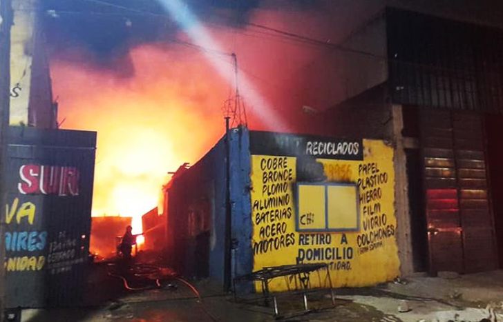 Las imágenes del incendio.