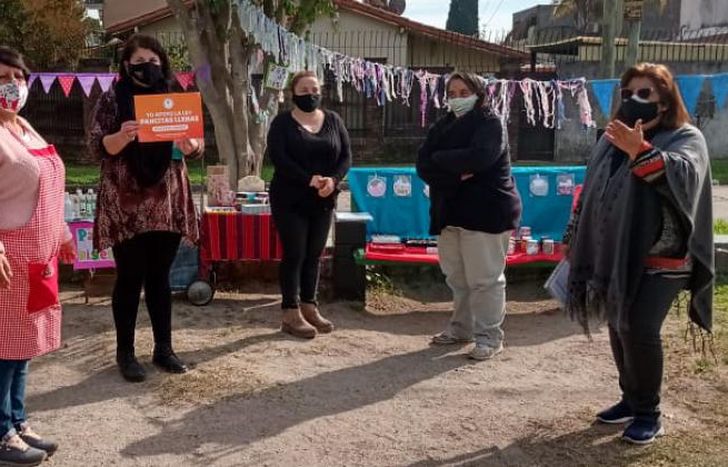 Apoyando el trabajo de las emprendedoras.