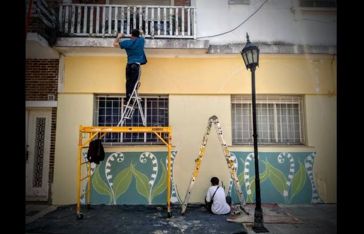 El avance de la obra paso a paso.